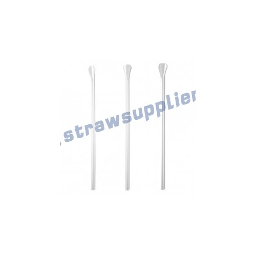 transparent spoon straw